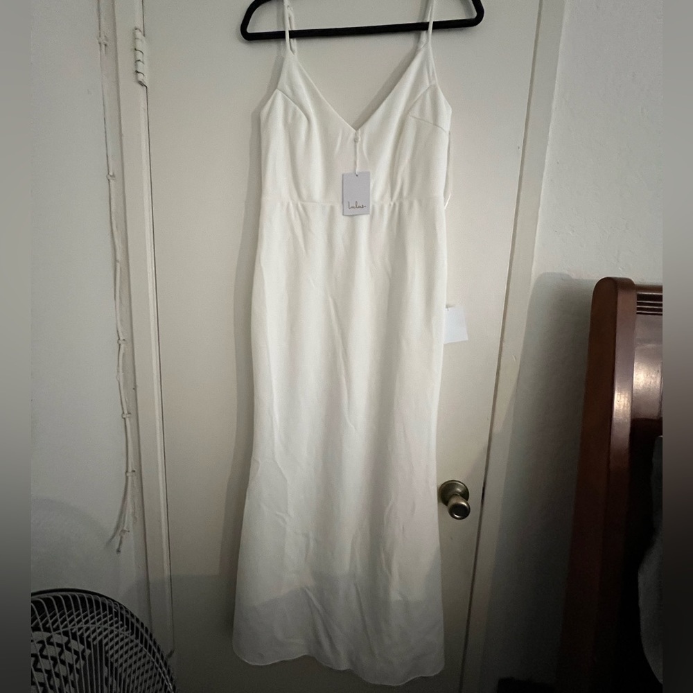 NWT white maxi dress